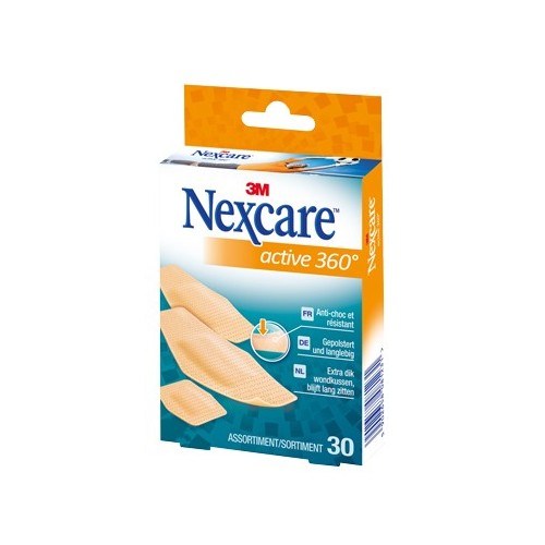 Pansement support mousse antichoc hypoallergénique Nexcare™ Active™ 360°*