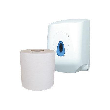 Essuie-mains pure pâte blanche gaufrée pour Distributeur ref  LH55ABU