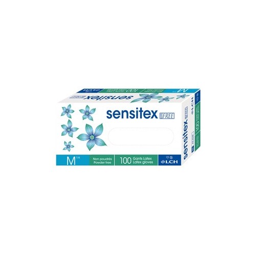 Gants d'examen latex Sensitex free