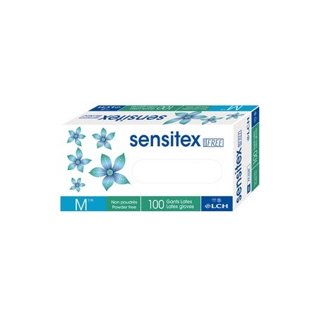Gants d'examen latex Sensitex free