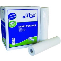 Draps d'examen lisses ouatés 100%