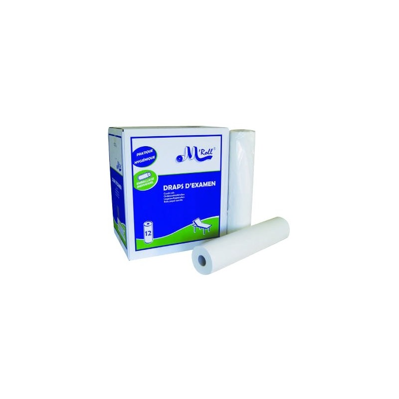 Draps d'examen lisses ouatés 100%