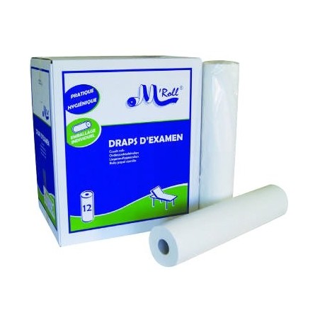 Draps d'examen lisses ouatés 100%