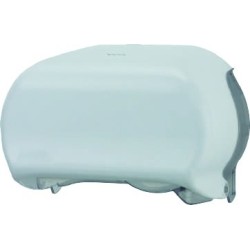 Système de distribution de papier hygiénique double rouleaux