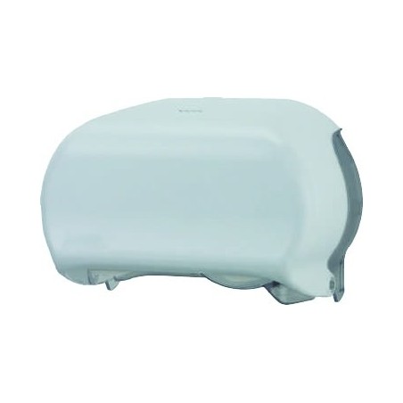Système de distribution de papier hygiénique double rouleaux