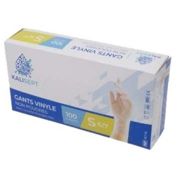 Gants vinyle non poudrés KALISEPT