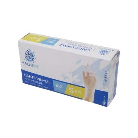 Gants vinyle non poudrés KALISEPT