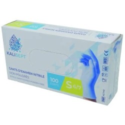 Gants nitrile non poudrés KALISEPT