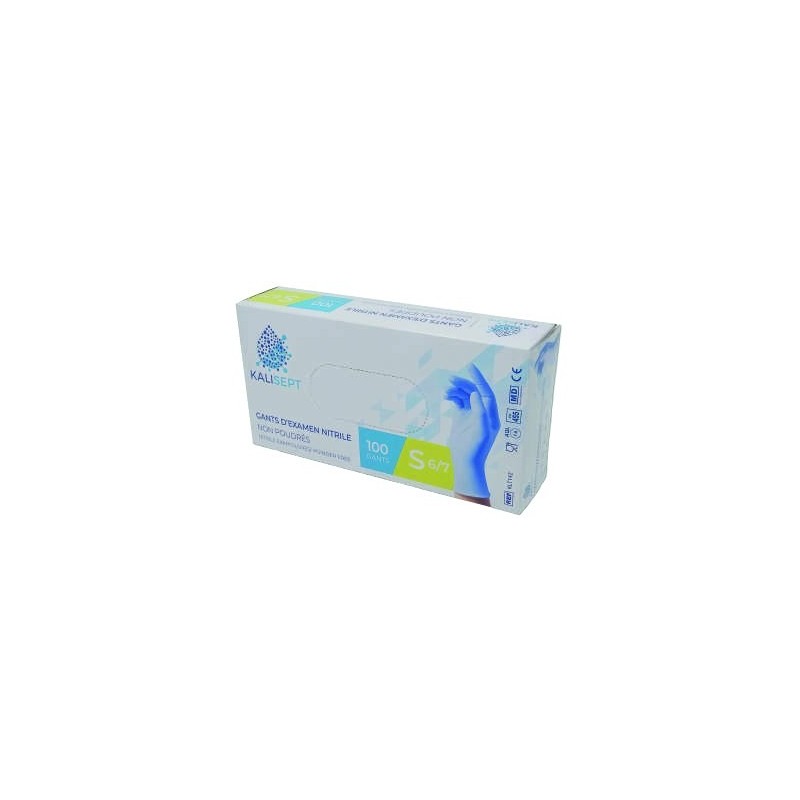 Gants nitrile non poudrés KALISEPT