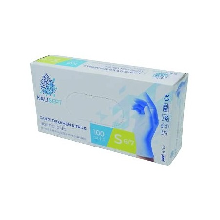 Gants nitrile non poudrés KALISEPT