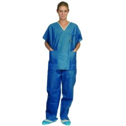 Pyjamas de bloc bleu PROFIL TUNIC