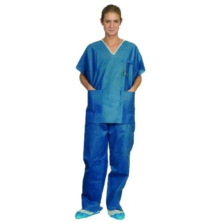 Pyjamas de bloc bleu PROFIL TUNIC