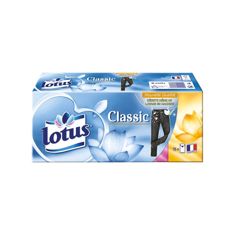Mouchoirs étuis Lotus