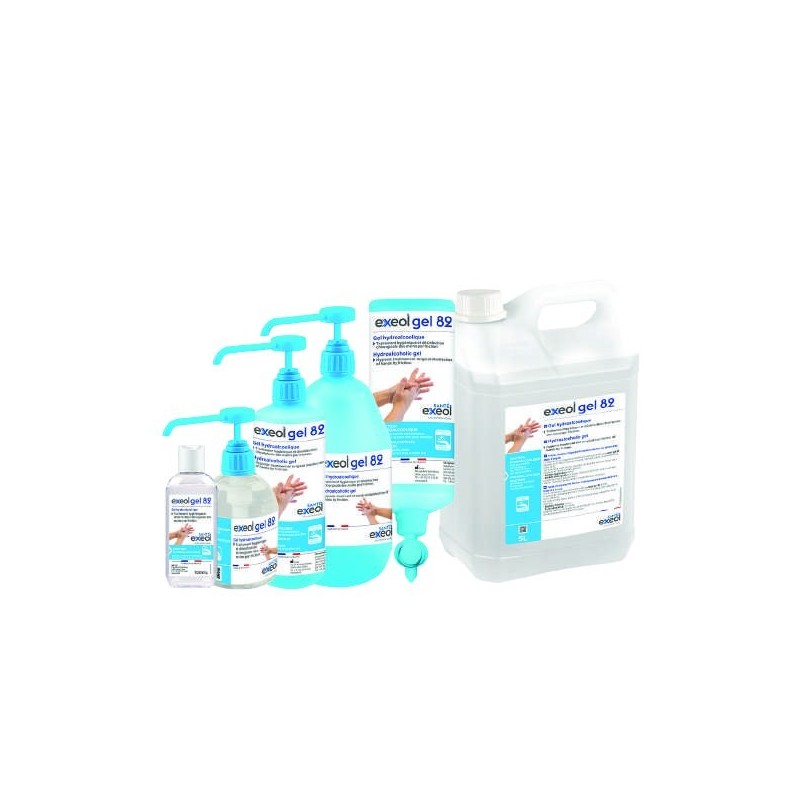 Gel hydroalcoolique - exeol gel 82