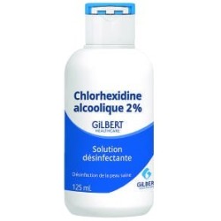 Solution désinfectante incolore Chlorhexidine alcoolique 2%*