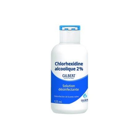 Solution désinfectante incolore Chlorhexidine alcoolique 2%*