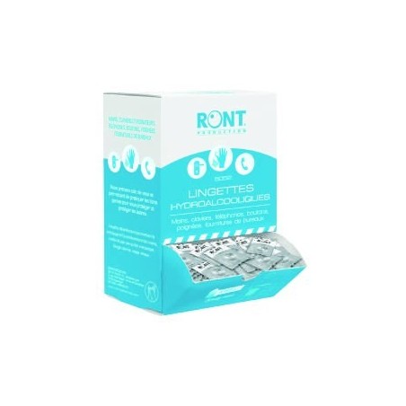 Présentoir lingettes désinfectantes ou nettoyantes