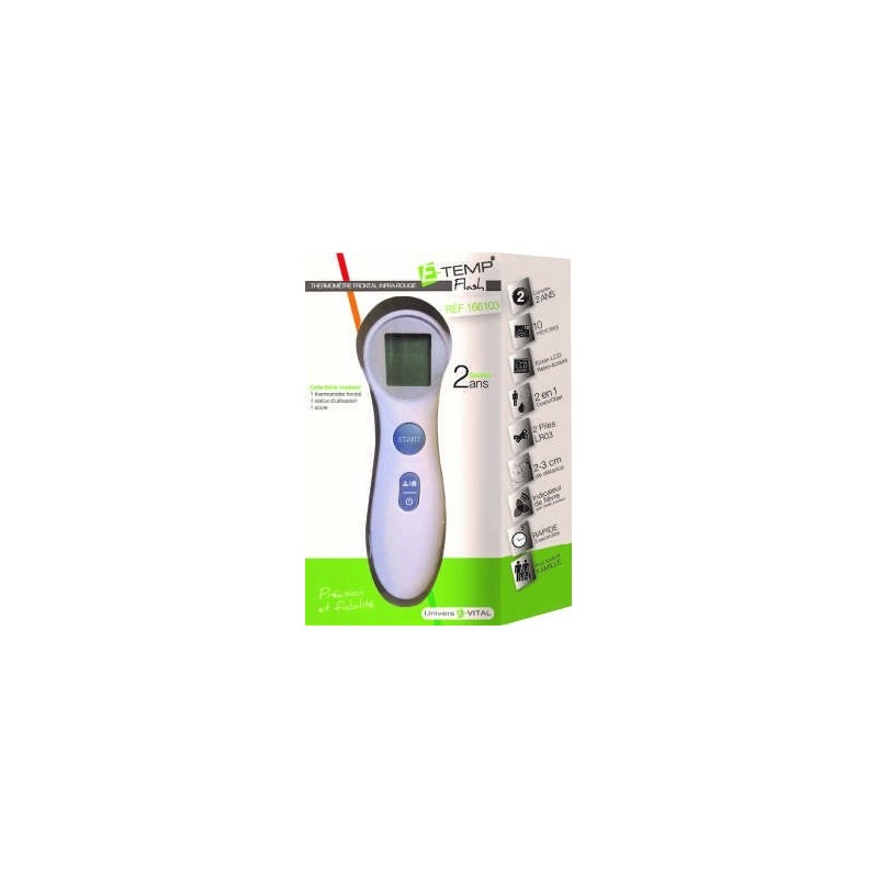 Thermomètre sans contact E'Temp flash