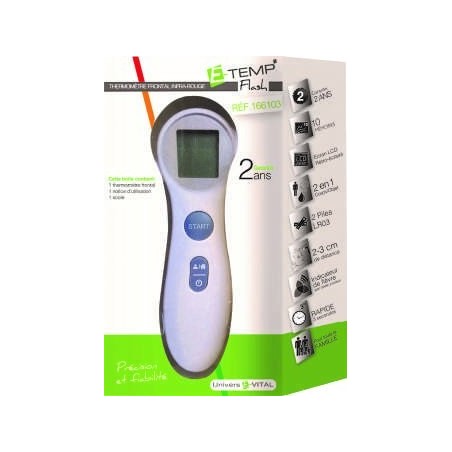 Thermomètre sans contact E'Temp flash