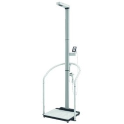 Station de mesure à ultrasons seca 655* (III) avec main courante et toise à ultrasons pour mesure de la taille