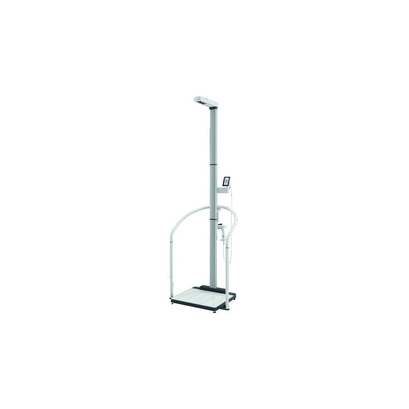 Station de mesure à ultrasons seca 655* (III) avec main courante et toise à ultrasons pour mesure de la taille