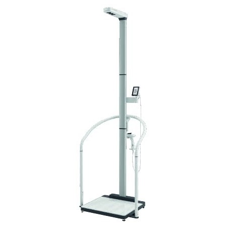 Station de mesure à ultrasons seca 655* (III) avec main courante et toise à ultrasons pour mesure de la taille