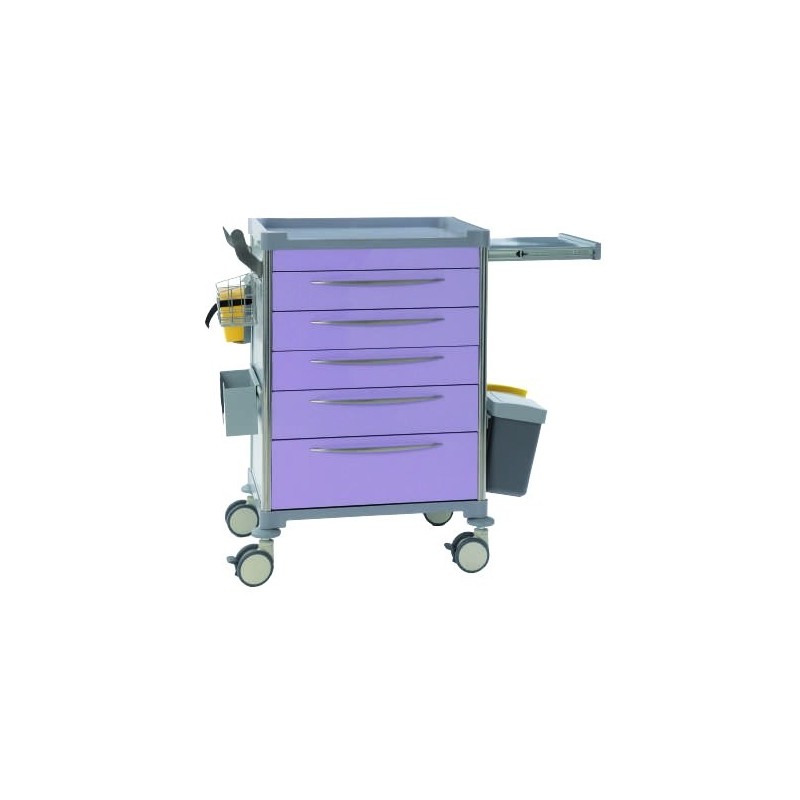 Chariot de soins 2 tiroirs