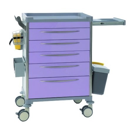 Chariot de soins 2 tiroirs