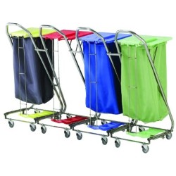 Chariot sacs à linge accrochables