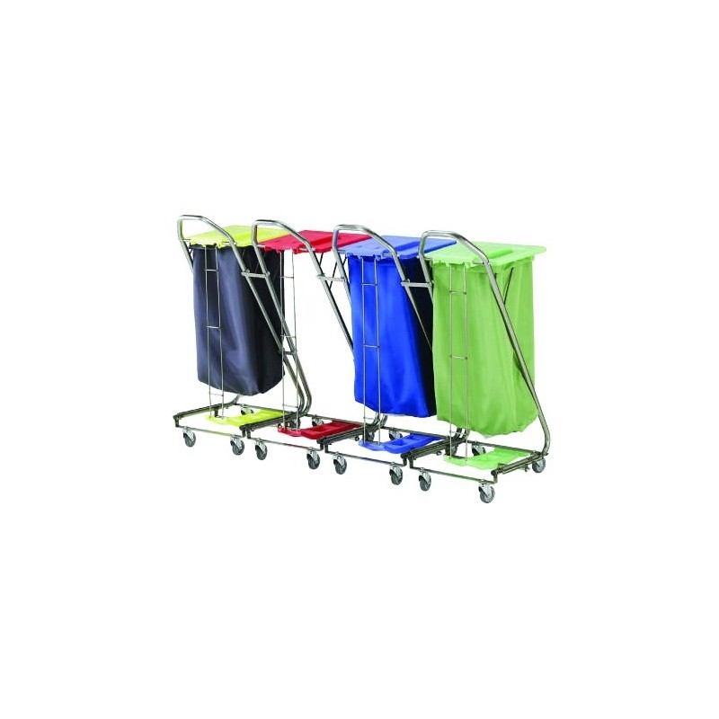 Chariot sacs à linge accrochables