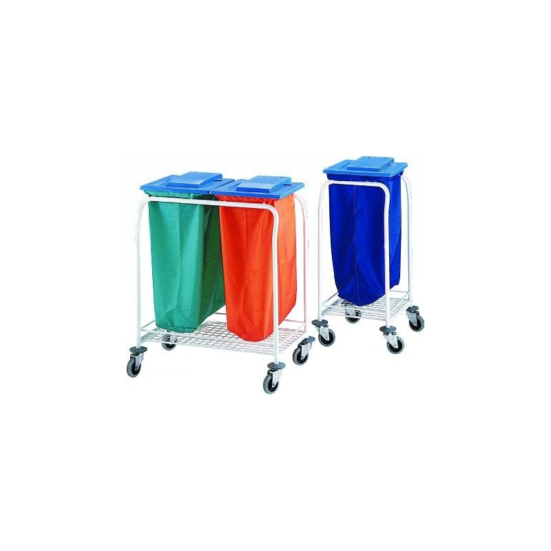 Chariot à linge avec couvercle