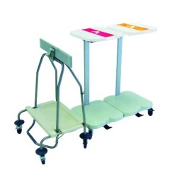 Chariot de collecte du linge et des déchets