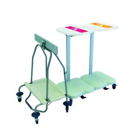 Chariot de collecte du linge et des déchets