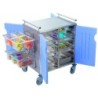 Chariot inox avec habillage