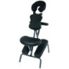 Chaise de massage avec accessoires noire