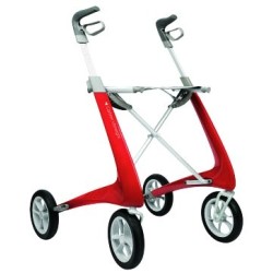 Rollator 4 roues Carbon Ultralight ou Carbon ultralight avec petit sac