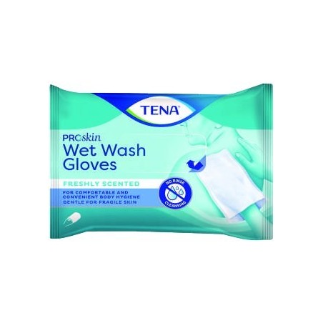 Gants sans rinçage TENA Wet Wash Gloves ProSkin