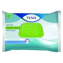 TENA Wet wipes 3 en 1 Plastic-free