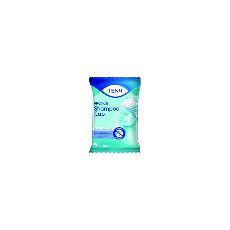 Coiffe lavante sans rinçage TENA Shampoo Cap ProSkin