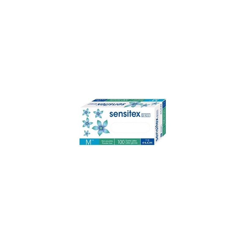 Gants d'examen latex Sensitex free